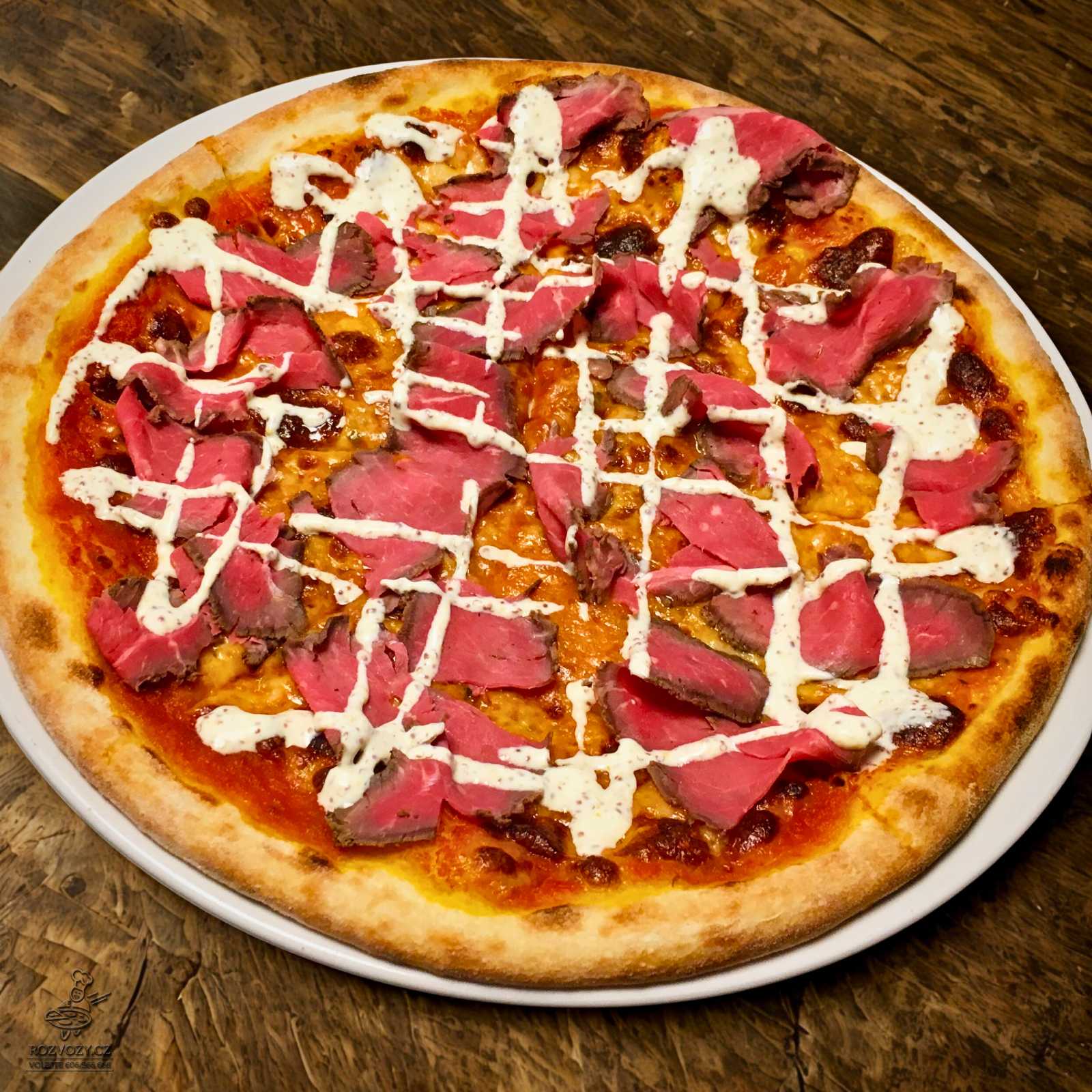 Pizza roastbeef